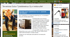 Desktop Screenshot of ouluntyostokeskus.com