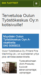 Mobile Screenshot of ouluntyostokeskus.com